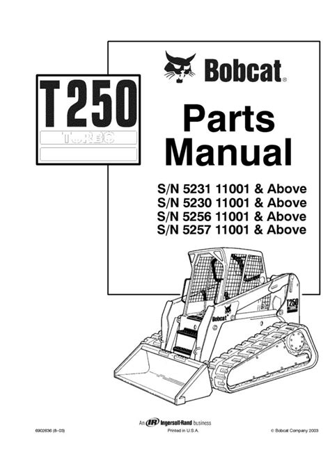 bobcat t250 parts diagram 